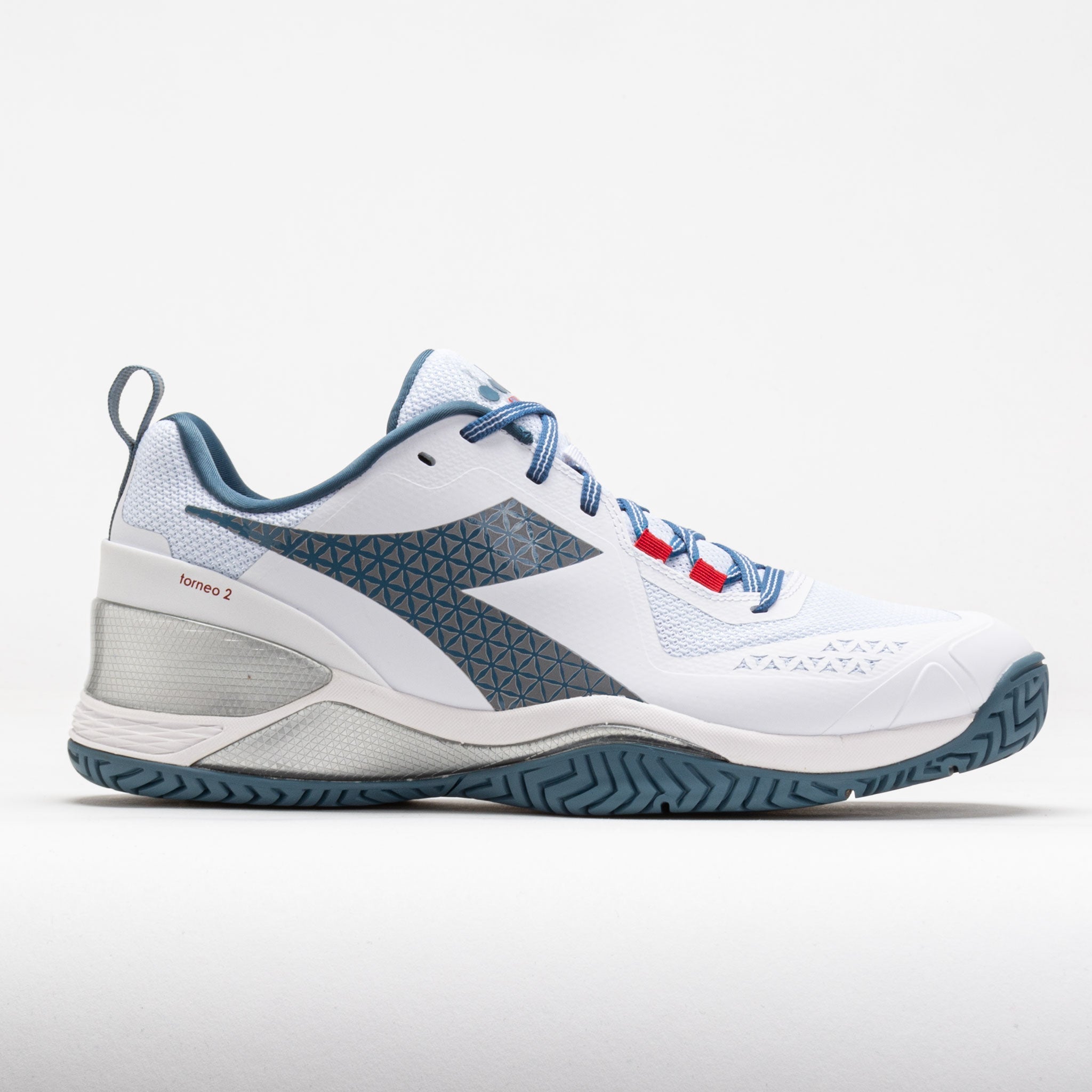 Diadora Blushield Torneo 2 AG Men's  White/Oceanview/Salsa