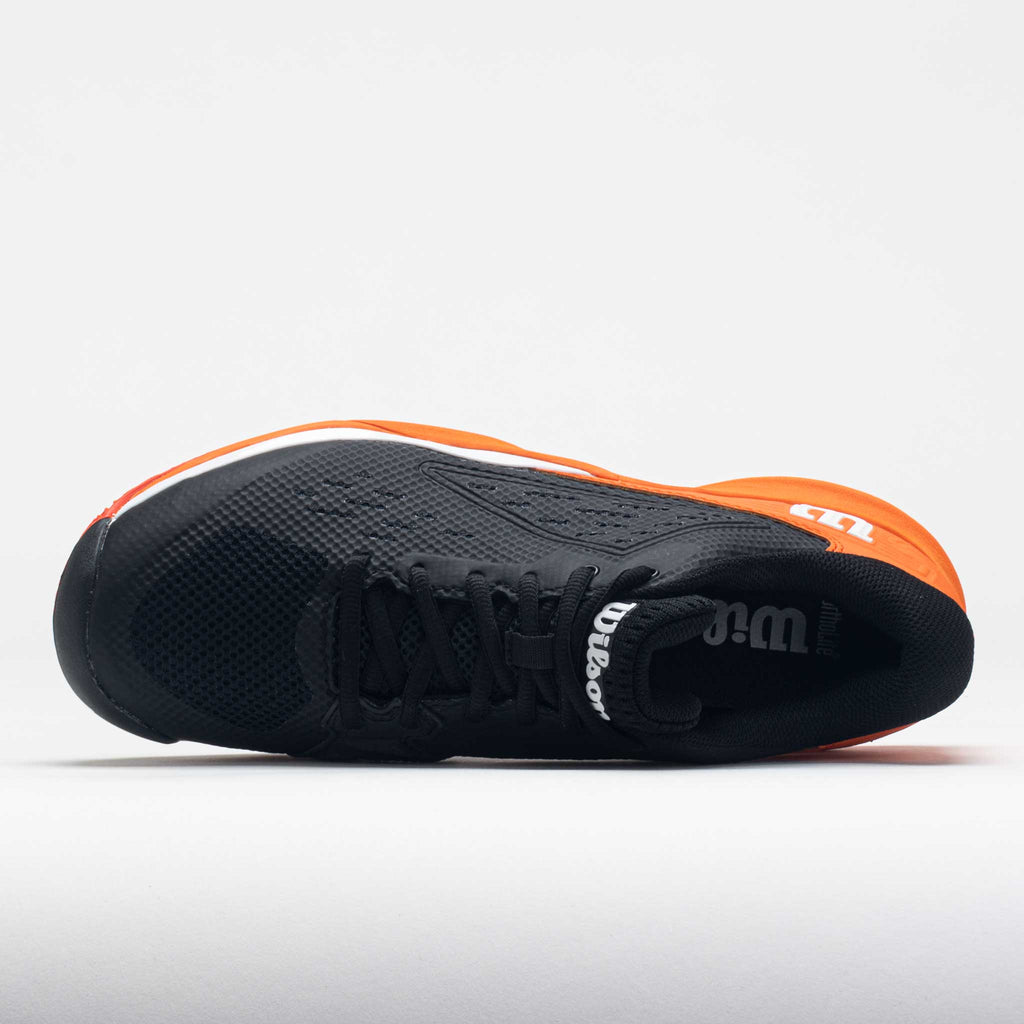 Wilson Rush Pro Ace Men's  Black/Vermillion Orange/White